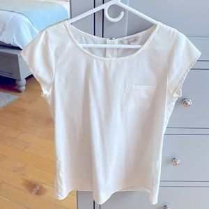 Banana Republic Ivory Top.